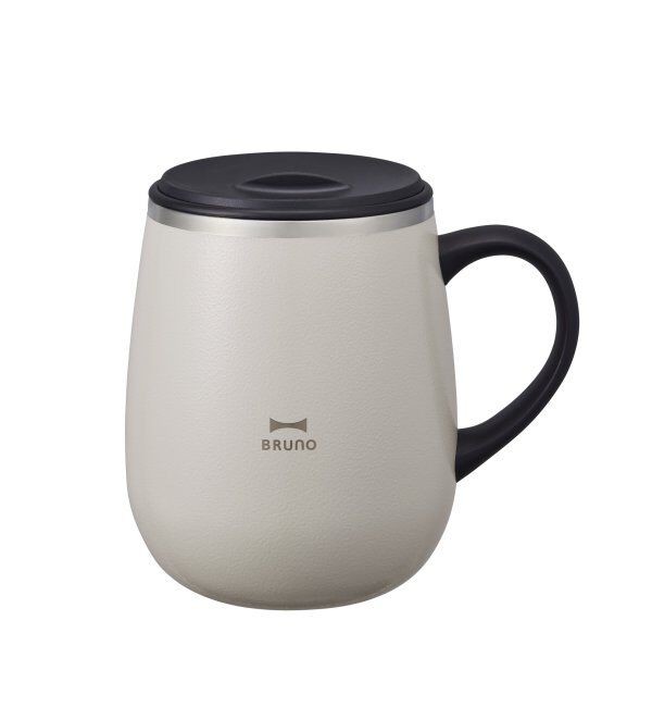 TOKYO DESIGN CHANNEL「BRUNO ブルーノ 蓋付きステンレスマグ tall」|食器・キッチングッズ|ライトグレイ