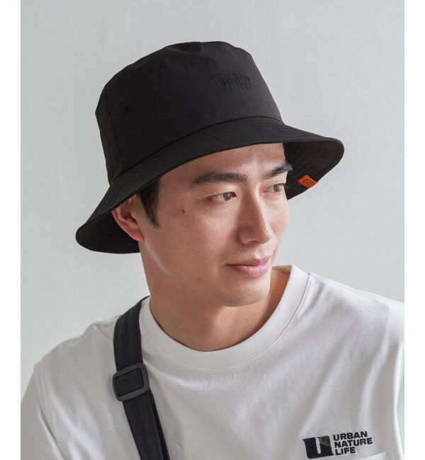 ikka「UNIVERSAL OVERALL ユニバーサルオーバーオール タイプライターバケットハット」|その他|ブラック