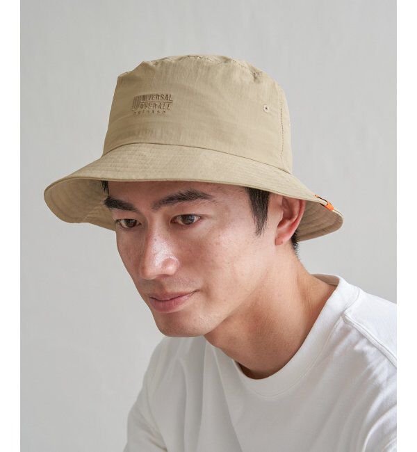 ikka「UNIVERSAL OVERALL ユニバーサルオーバーオール タイプライターバケットハット」|その他|ベージュ