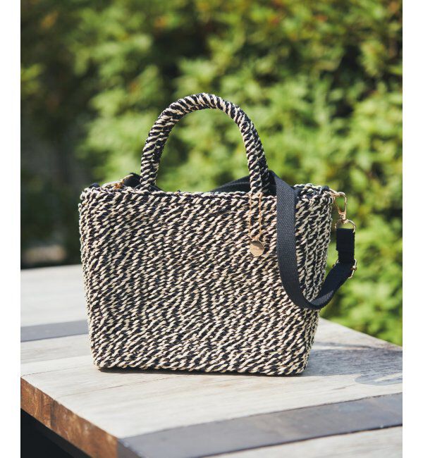 ikka「雑材MIXスクエア2WAYトートバッグ」|その他|