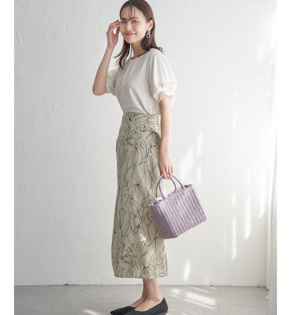 ikka「雑材MIXスクエア2WAYトートバッグ」|その他|