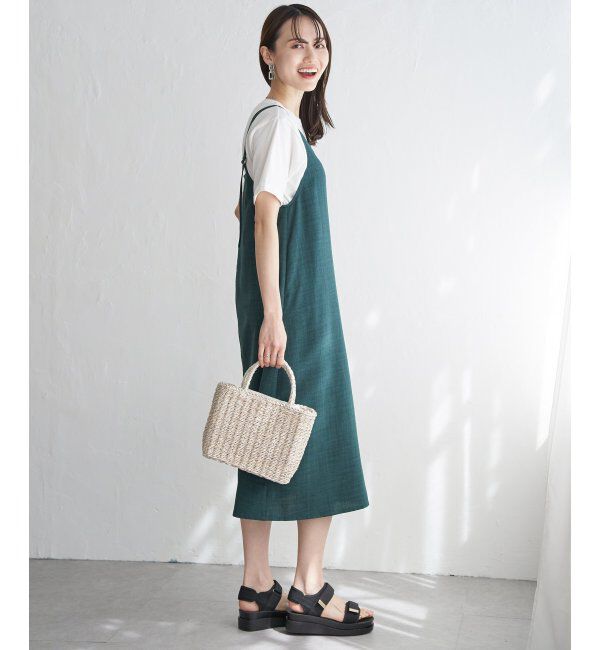 ikka「雑材MIXスクエア2WAYトートバッグ」|その他|