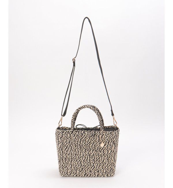 ikka「雑材MIXスクエア2WAYトートバッグ」|その他|