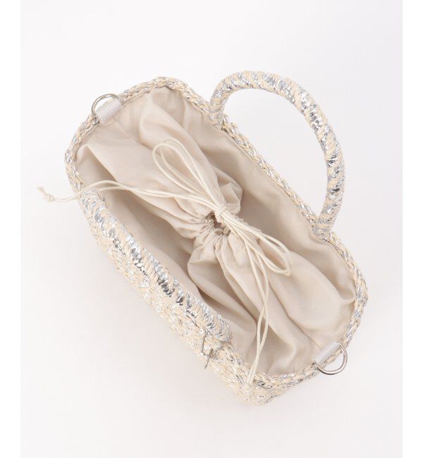 ikka「雑材MIXスクエア2WAYトートバッグ」|その他|