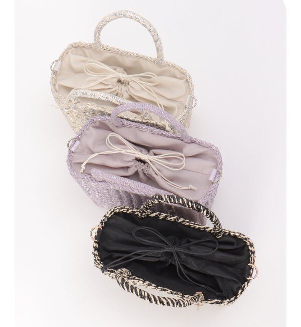 ikka「雑材MIXスクエア2WAYトートバッグ」|その他|