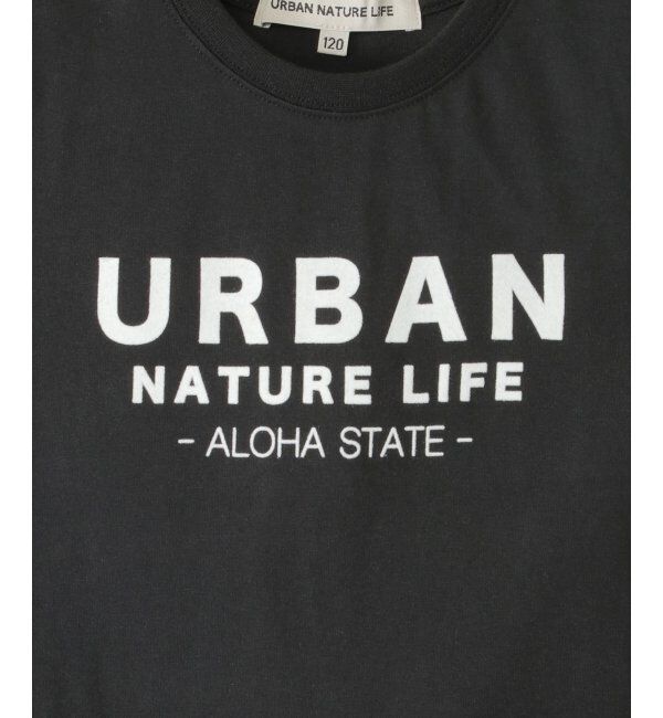ikka kids「【親子おそろい】URBAN NATURE LIFE アーバンネイチャーライフ フロッキープリントT（120~160cm）」|Tシャツ・カットソー|