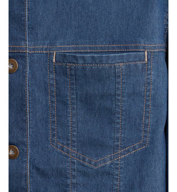 ikka「メッシュデニムブルゾン」|ブルゾン・スタジャン|