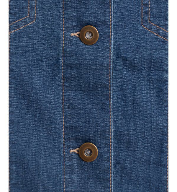 ikka「メッシュデニムブルゾン」|ブルゾン・スタジャン|