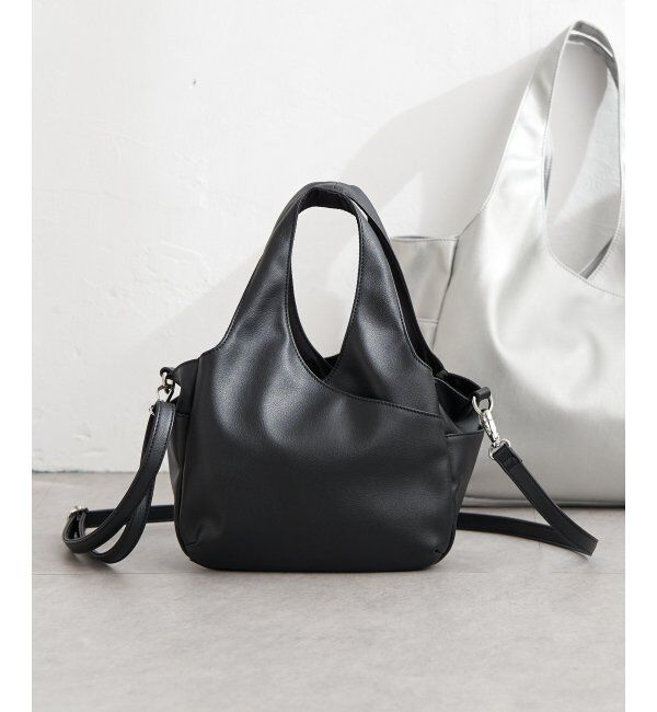 Lbc with Life「フェイクレザークリ手バッグミニショルダー」|その他|