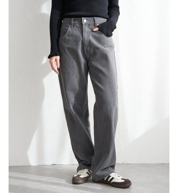 VENCE share style「12ozデニムローライズパンツ」|デニム|