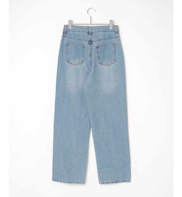 VENCE share style「12ozデニムローライズパンツ」|デニム|