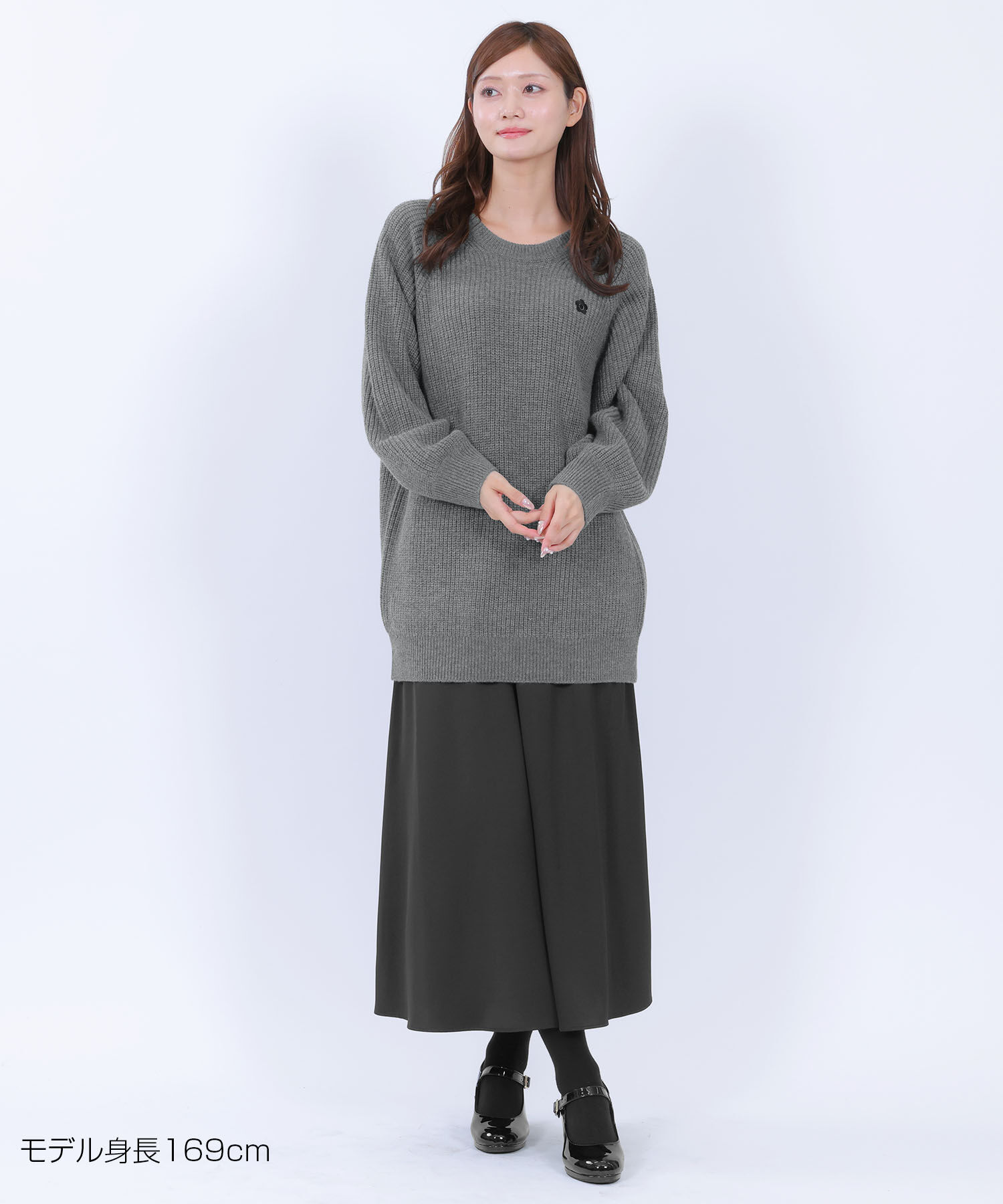 MARY QUANT「畦編みイージーニット プルオーバー」|ニット・セーター|