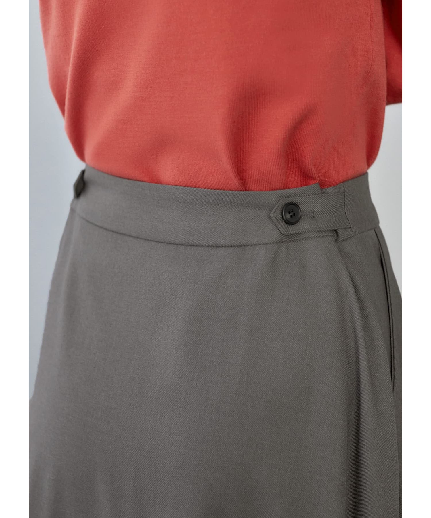 STYLE DELI「アシンメトリーラップスカート」|スカート|