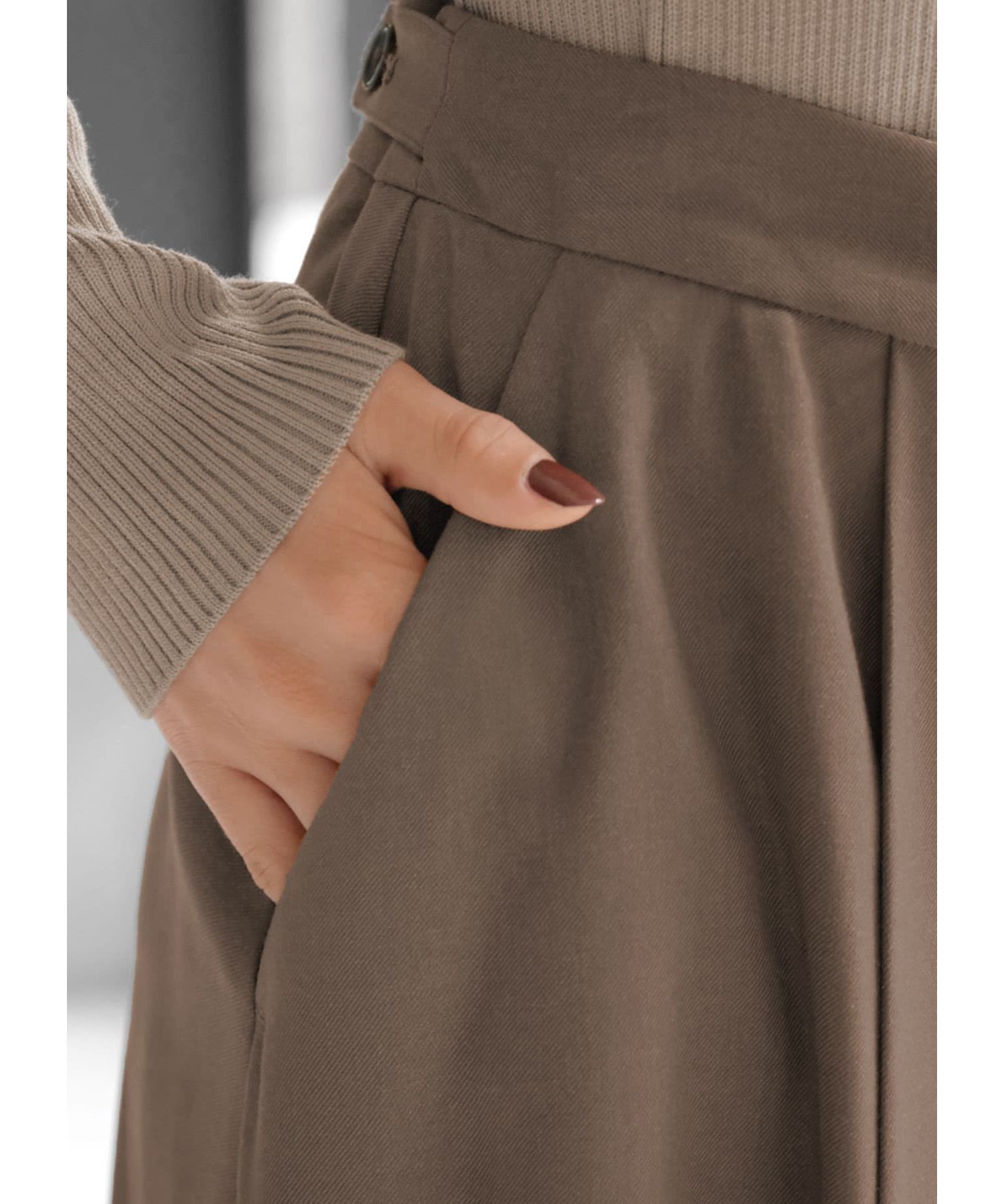 STYLE DELI「アシンメトリーラップスカート」|スカート|