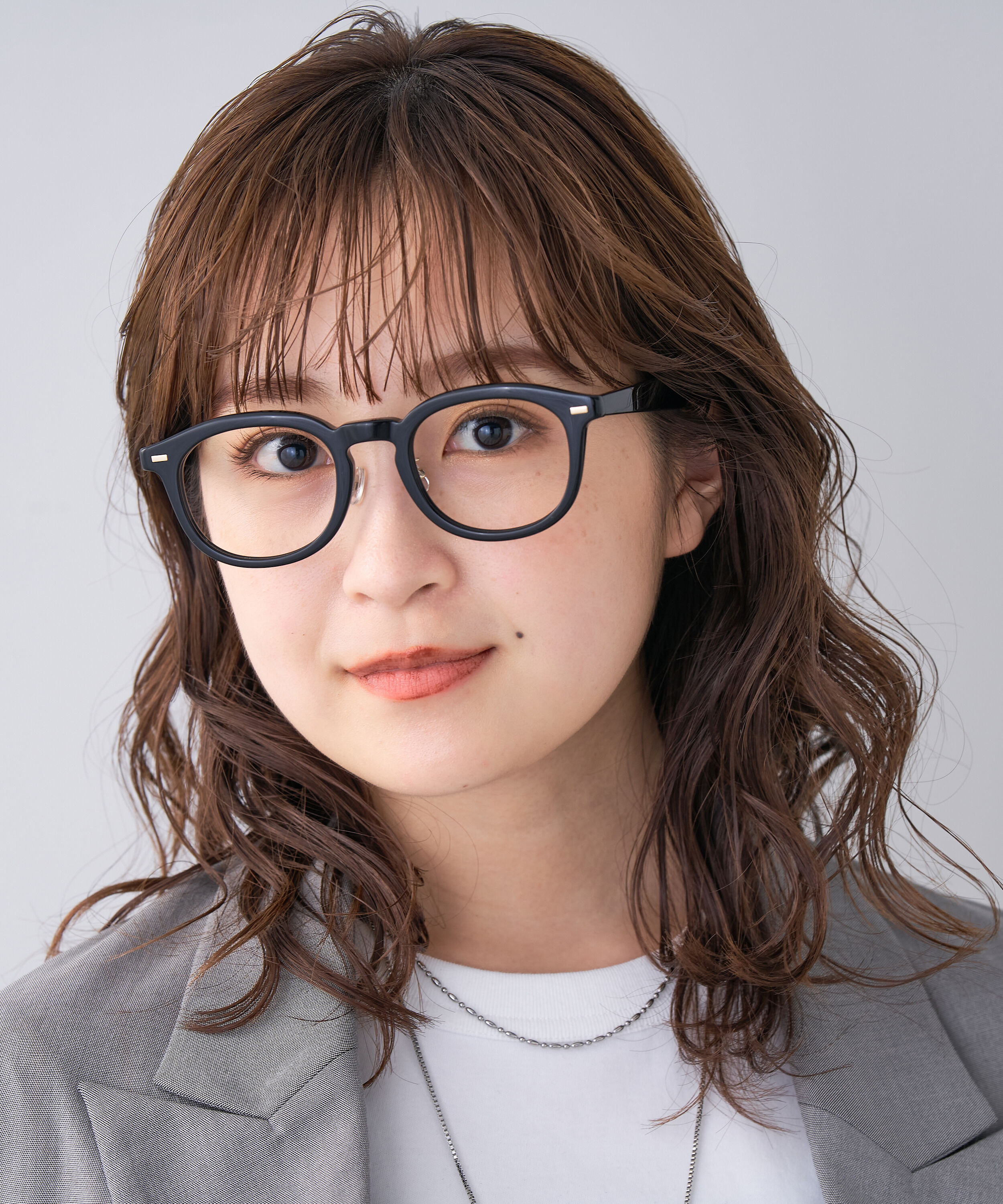  「ウェリントン型 メガネ 太縁 黒縁フレーム Zoff CLASSIC レンズ交換券付き」|メガネ|