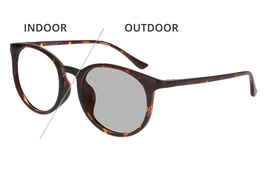  「【WEB限定】ボストン型 調光 サングラス レンズの色が変わるサングラス SUNGLASSES｜Zoff 」|サングラス|