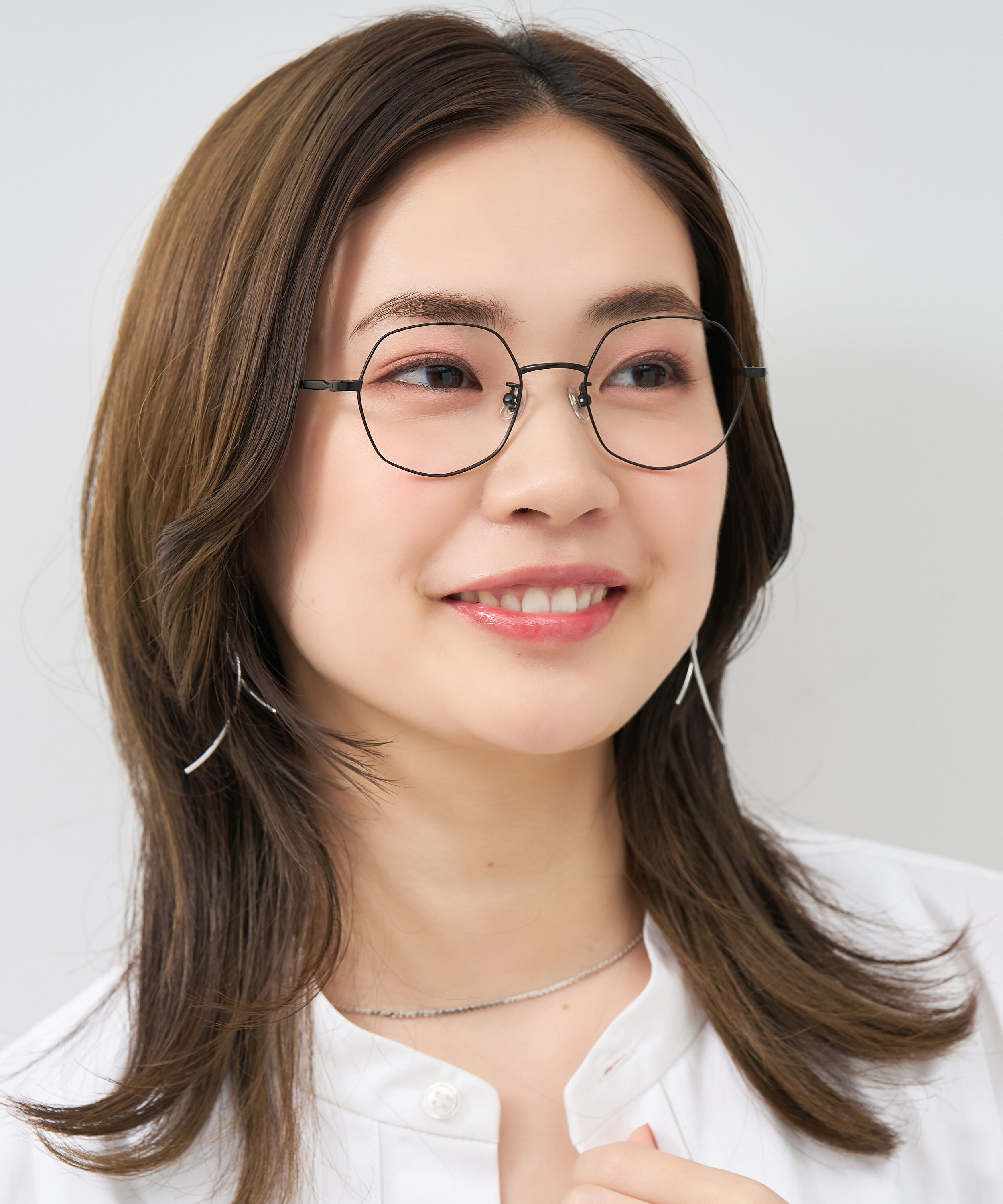  「ボストン型 ヘプタゴン 多角形 デザイン性のあるオシャレなメガネ｜メタル ユニセックス レンズ交換券付き」|メガネ|