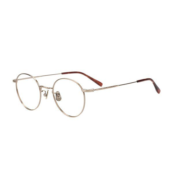  「Zoff｜丸型 メガネ｜高級感 チタン｜Made in JAPAN （メイドインジャパン） レンズ交換券付」|メガネ|