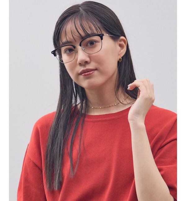  「Zoff｜STUDIO SEVEN｜メガネ プラスチック&times;メタル｜伊達メガネ 度付きメガネ レンズ交換券付」|メガネ|