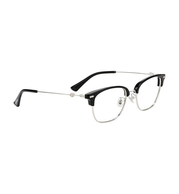  「Zoff｜STUDIO SEVEN｜メガネ プラスチック&times;メタル｜伊達メガネ 度付きメガネ レンズ交換券付」|メガネ|