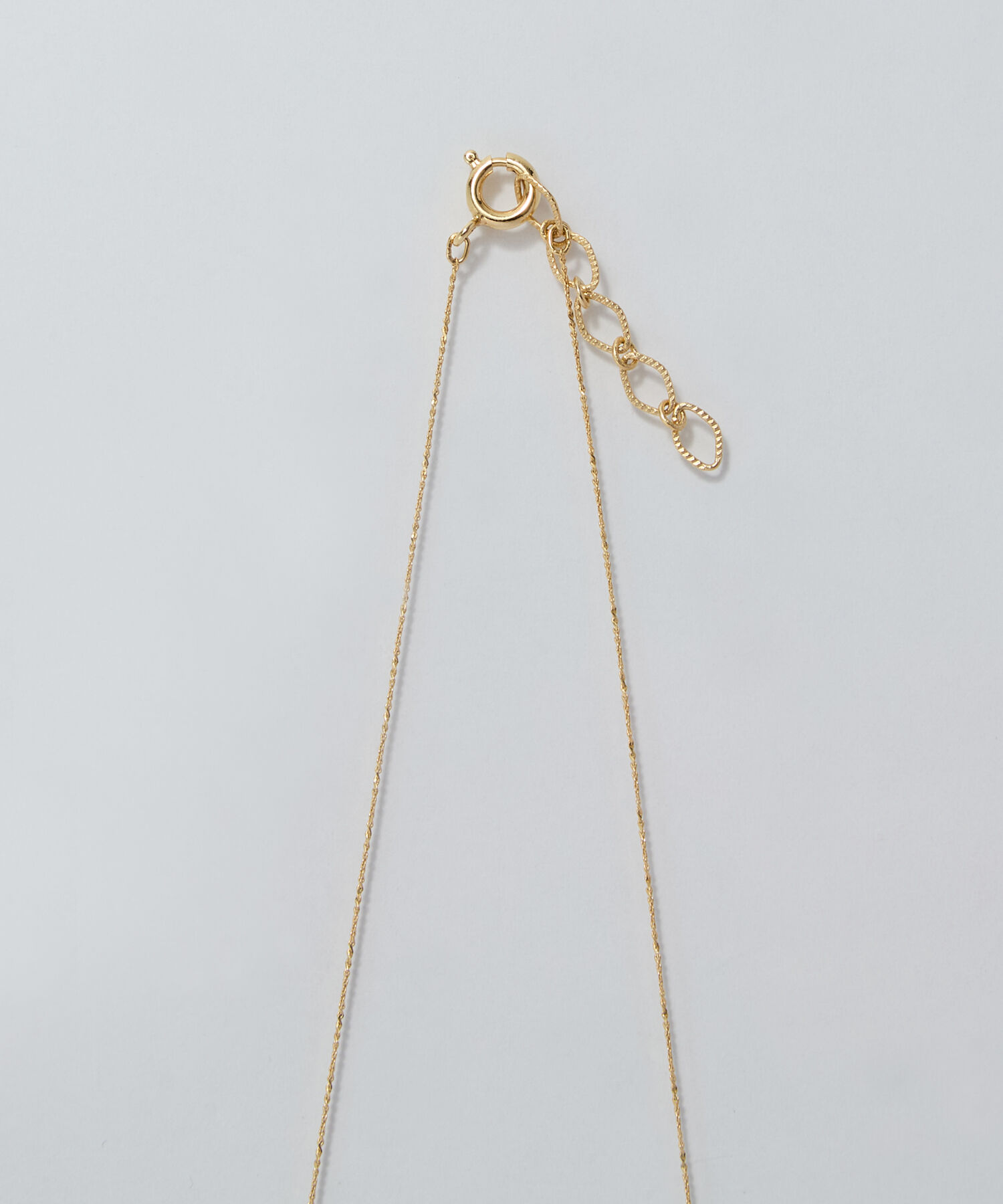 Phoebe「【金属アレルギー対応】ストレートバービジューネックレス　ゴールド」|ネックレス|