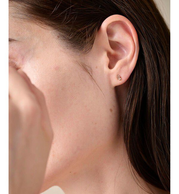 ete「パール/ホワイトトパーズ ピアス」|ピアス|