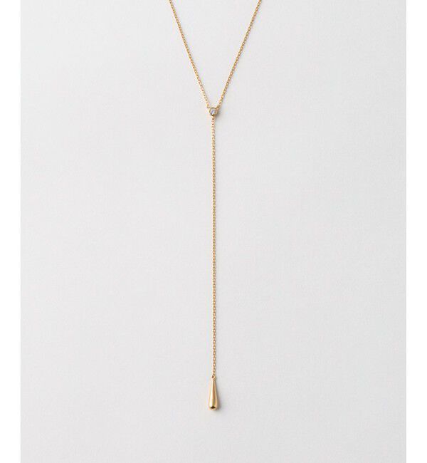 Jouete「ステートメント ジルコニア ネックレス」|ネックレス|イエローゴールド