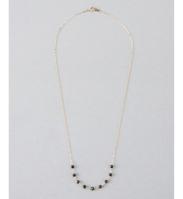 Jouete「K10YG ネックレス ブラックスピネル」|ネックレス|