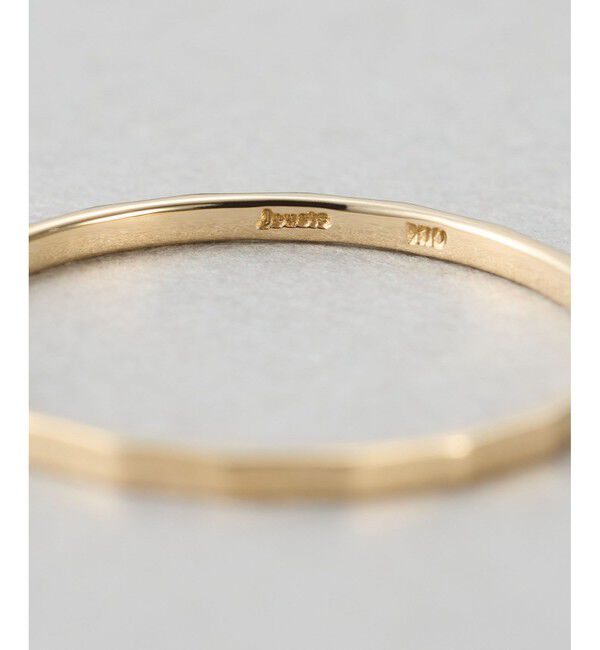 Jouete「[レイヤー] K10YG リング バンブーカット」|リング|