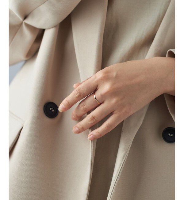 Jouete「[レイヤー] K10YG リング バンブーカット」|リング|