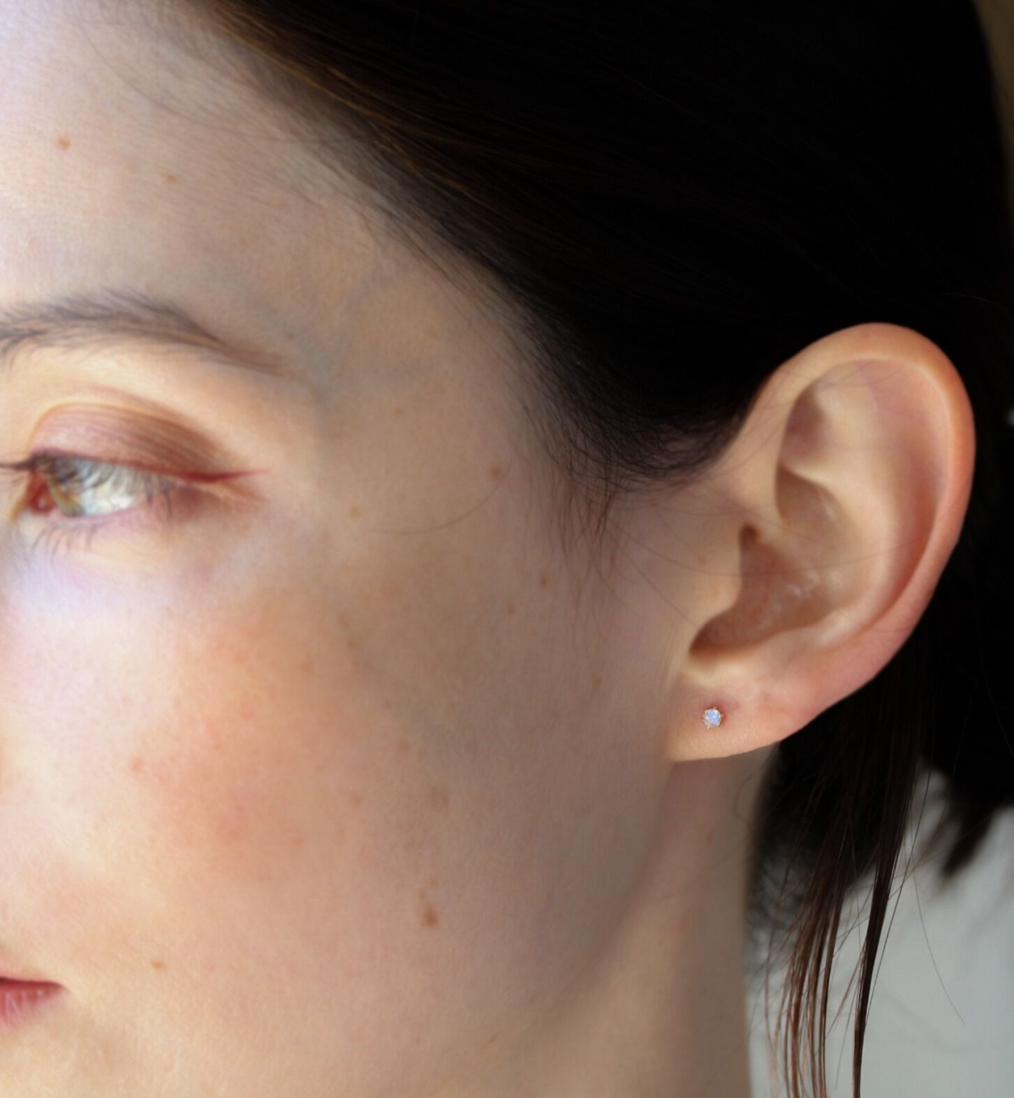  「誕生石 一粒ピアス | K18 」|ピアス|