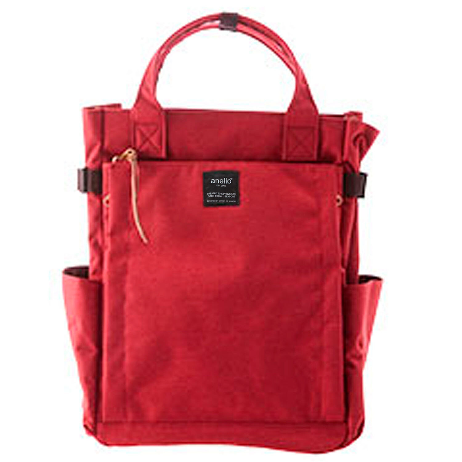 anello「リュック anello アネロ 通販 リュックサック レディース メンズ 大容量 多収納 2way」|リュック|レッド1
