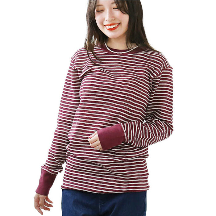 BACKYARD FAMILY「JEMORGAN パックTシャツ 通販 JC055-52S ワッフル ロンT サーマル」|Tシャツ・カットソー|