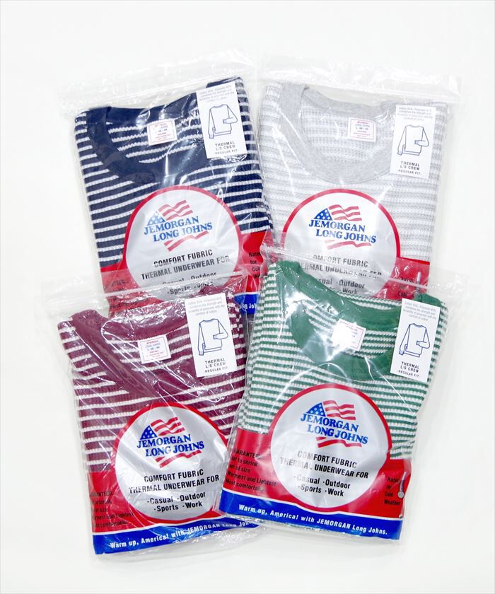 BACKYARD FAMILY「JEMORGAN パックTシャツ 通販 JC055-52S ワッフル ロンT サーマル」|Tシャツ・カットソー|