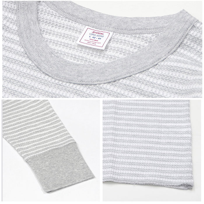 BACKYARD FAMILY「JEMORGAN パックTシャツ 通販 JC055-52S ワッフル ロンT サーマル」|Tシャツ・カットソー|