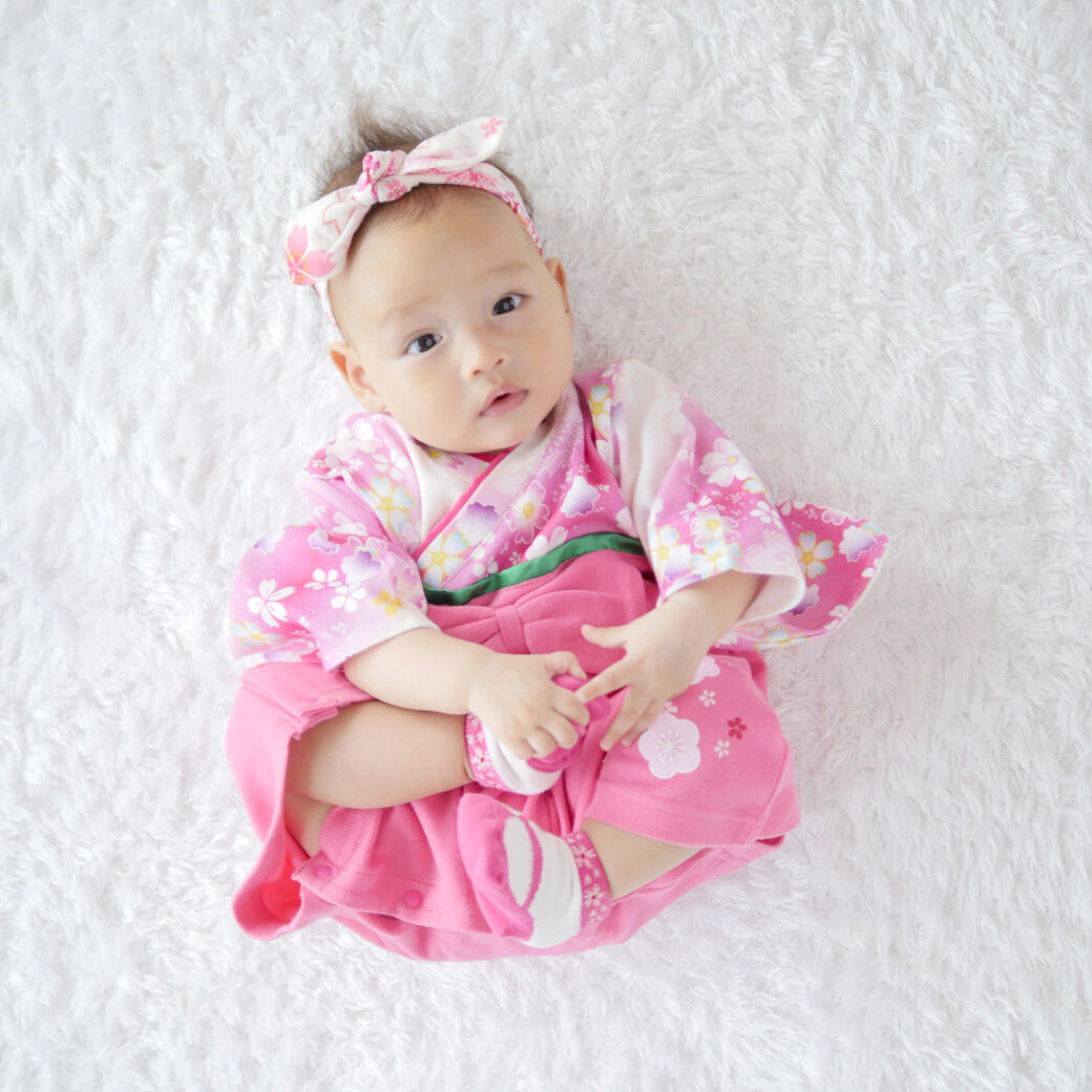 BACKYARD FAMILY「袴 ロンパース 女の子 通販 はかま ハカマ フォーマル 100日祝い 百日祝い お食い初め」|その他ベビーウェア|