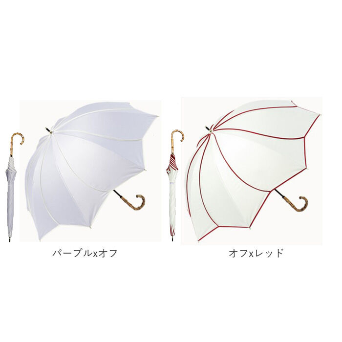 BACKYARD FAMILY「KIZAWA 日傘 UVカット 100 遮光 長傘 通販 花びら傘 ショート 軽量 耐風」|傘|