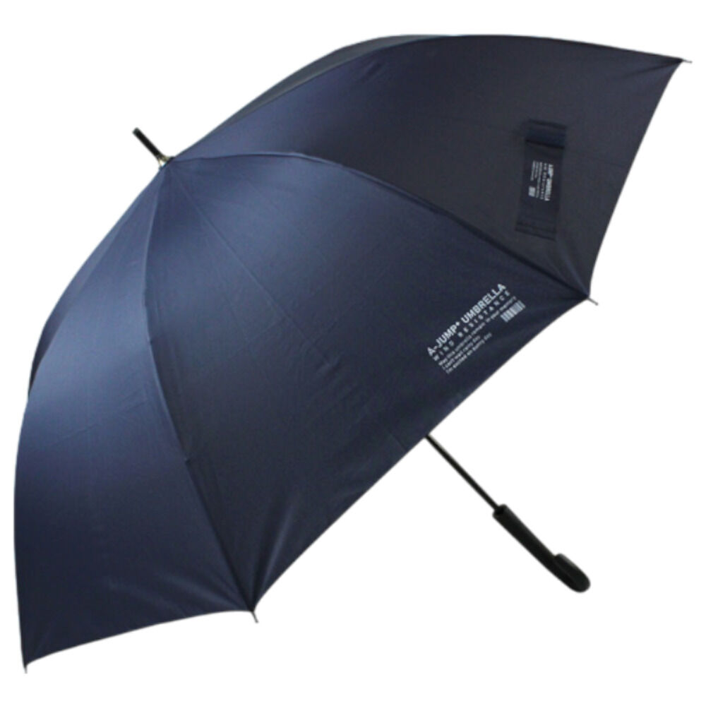 BACKYARD FAMILY「ジャンプ傘 メンズ 65cm 通販 ジャンプ 傘 長傘 雨傘 かさ カサ ワンタッチ 大きめ」|傘|ブルー1