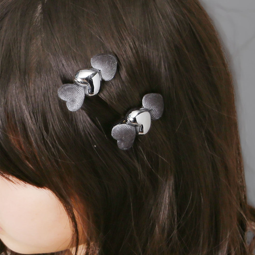 BACKYARD FAMILY「RORA ヘアクリップ 通販 ローラ メーガン ヘアークリップ ヘアアクセサリー 髪飾り キッズ」|その他|グレー1