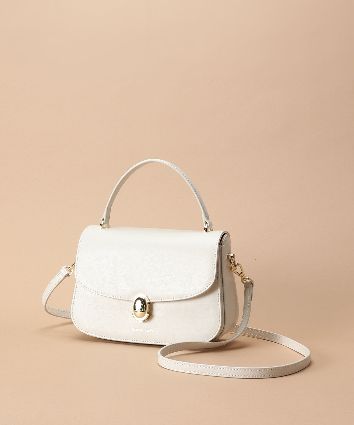 Samantha Thavasa「[日韓共同企画]シンプルスプリットレザーハンドバッグ」|ハンドバッグ|