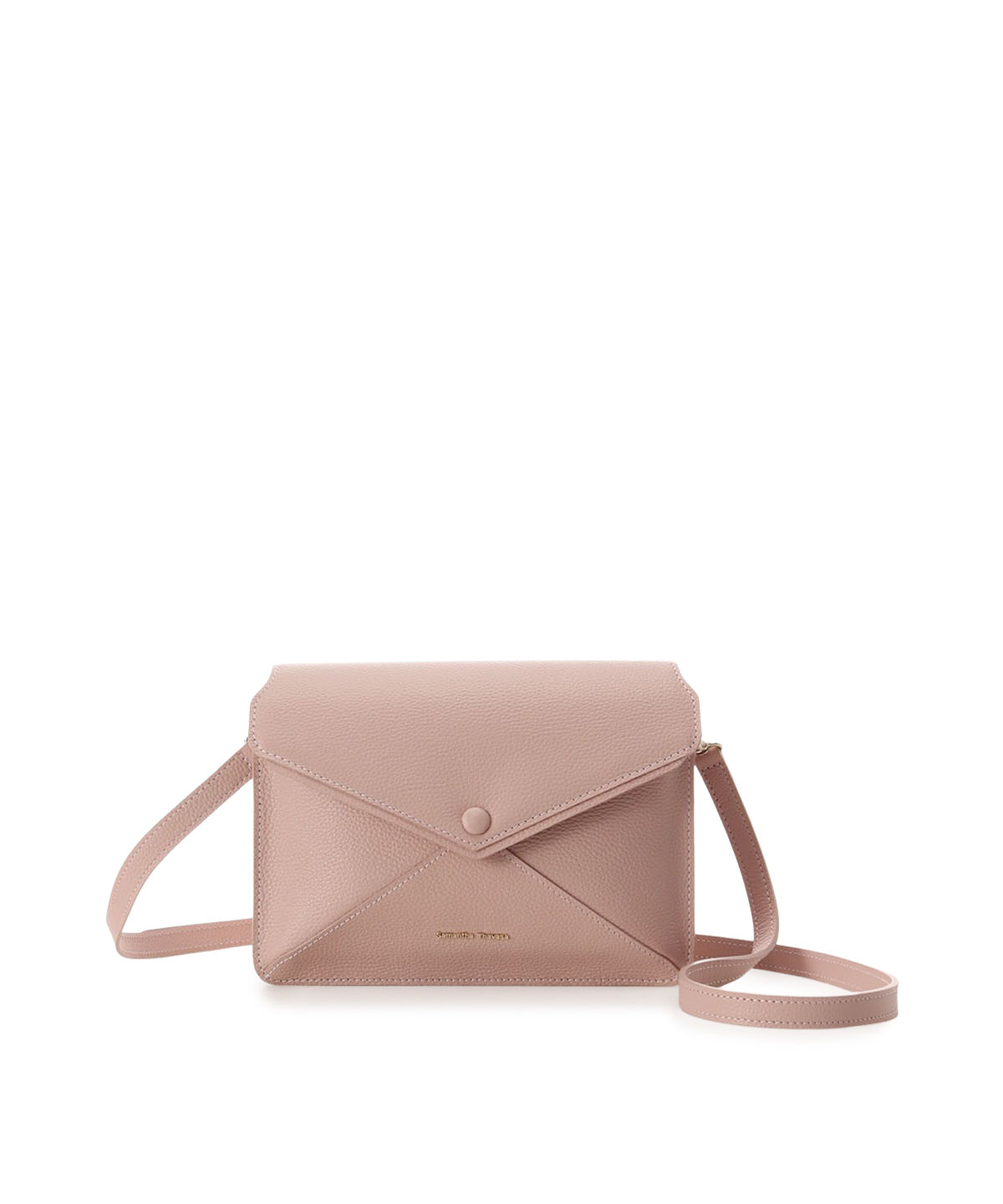 Samantha Thavasa「シュリンクレザースクエアショルダーバッグ」|ショルダー・メッセンジャー|ﾋﾟﾝｸﾍﾞｰｼﾞｭ