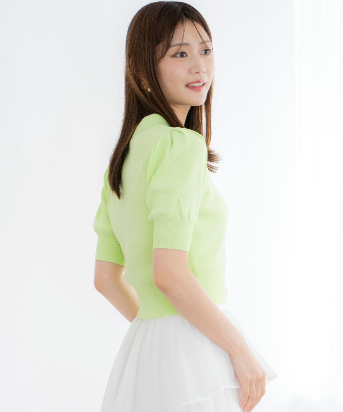 アンドクチュール「ビジューニットプルオーバー」|ニット・セーター|