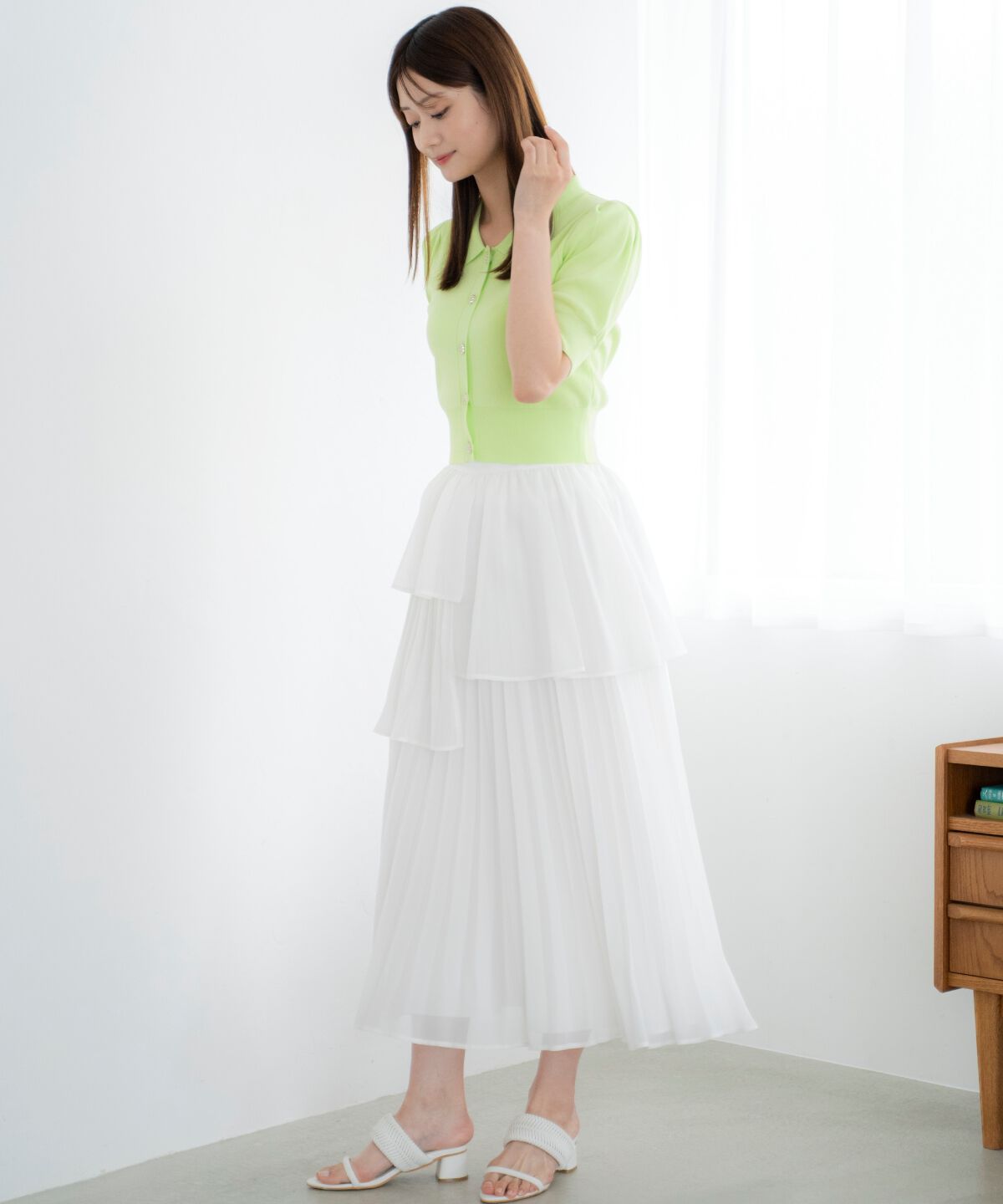 アンドクチュール「ビジューニットプルオーバー」|ニット・セーター|