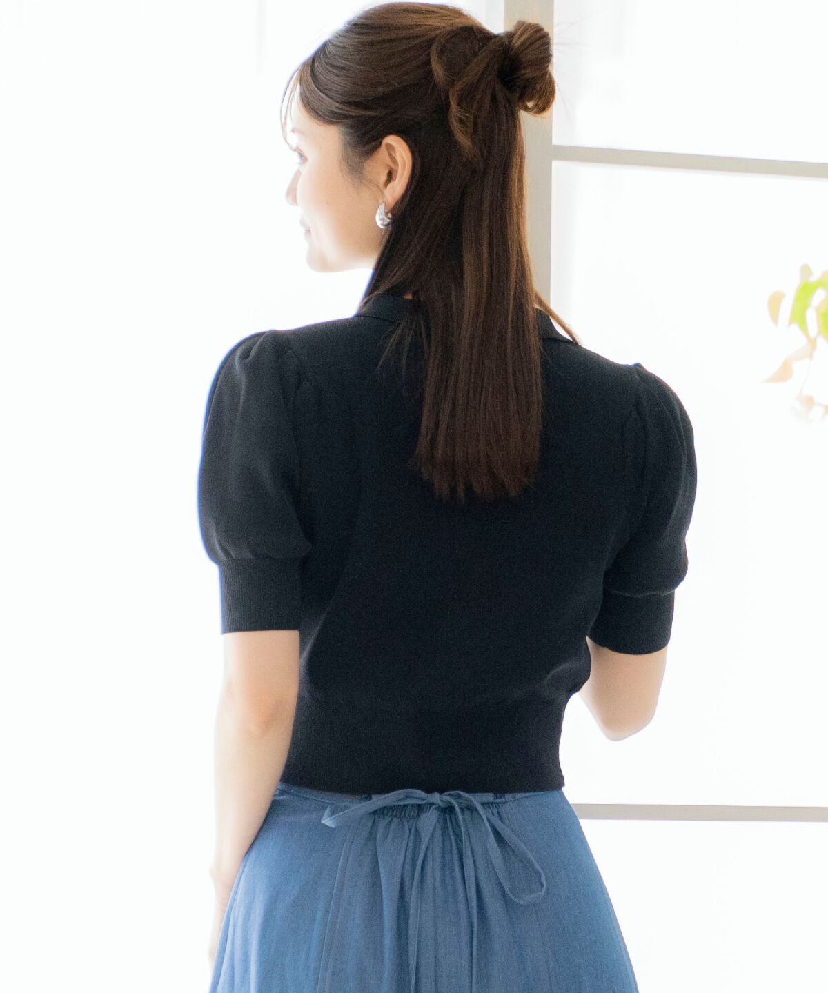 アンドクチュール「ビジューニットプルオーバー」|ニット・セーター|