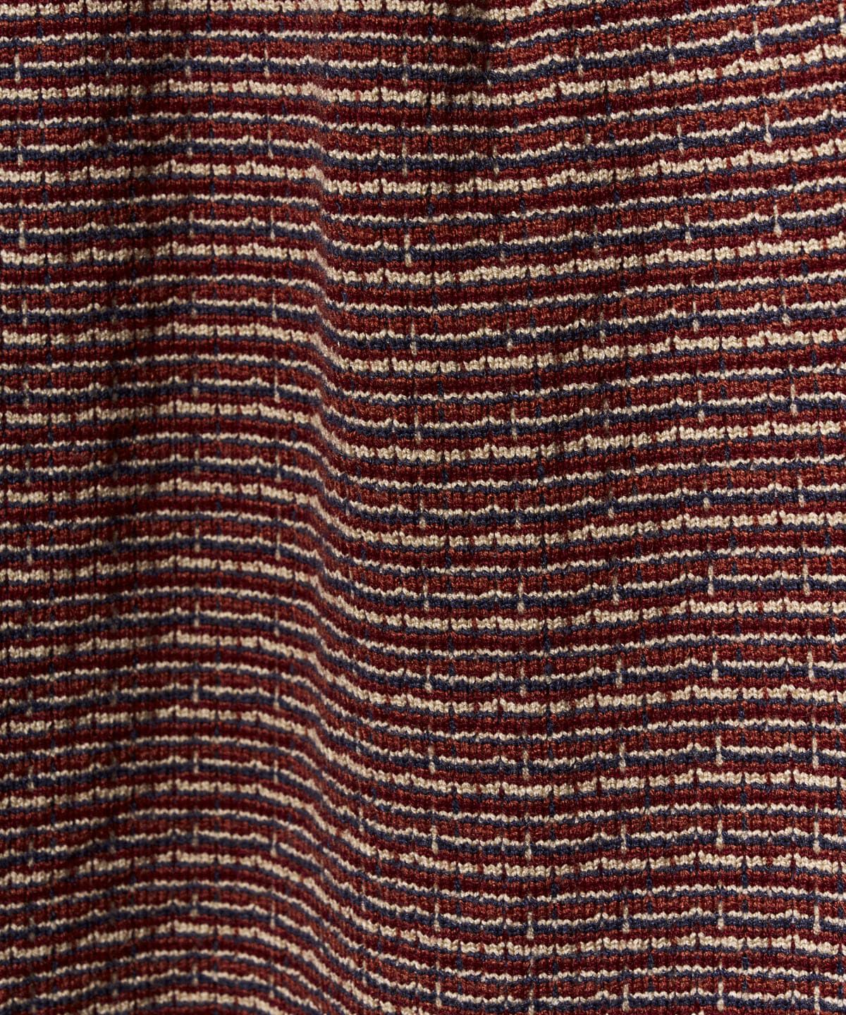 REDYAZEL「襟付きジャガードニットミニワンピース」|ワンピース|