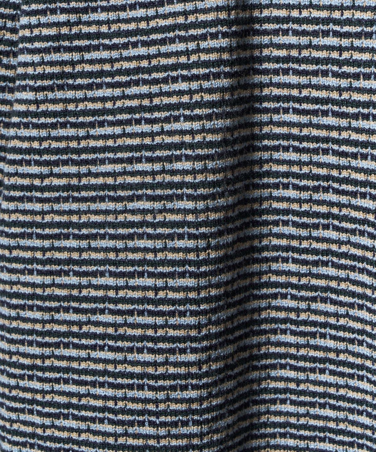 REDYAZEL「襟付きジャガードニットミニワンピース」|ワンピース|