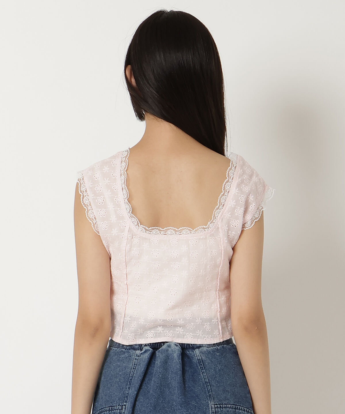 REDYAZEL「フロントレースアップブラウス」|シャツ・ブラウス|