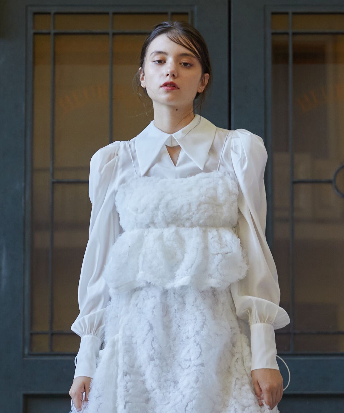 REDYAZEL「チュールビスチェドッキングブラウス」|シャツ・ブラウス|