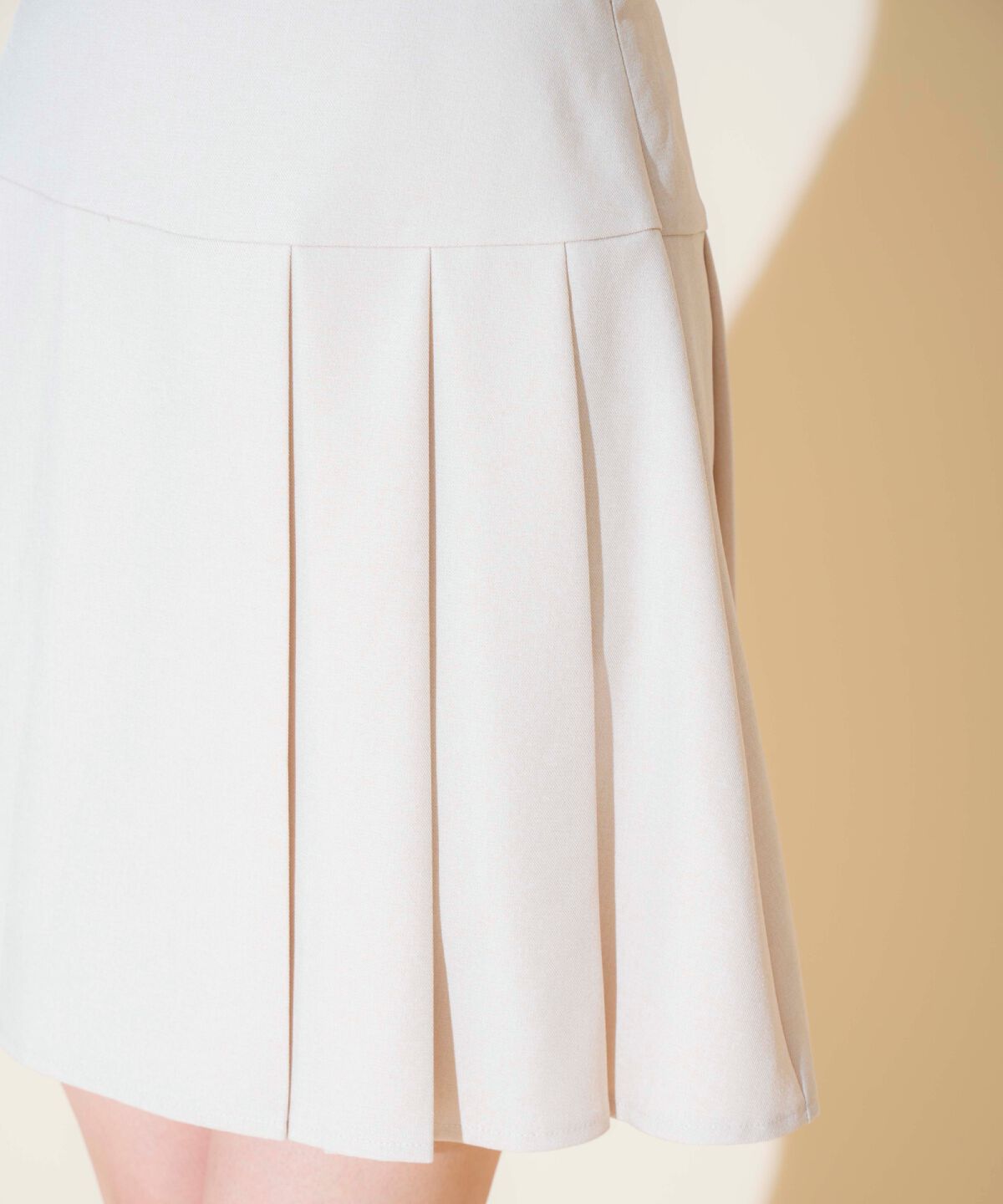 WILLSELECTION「タックプリーツミニスカート」|フレア|