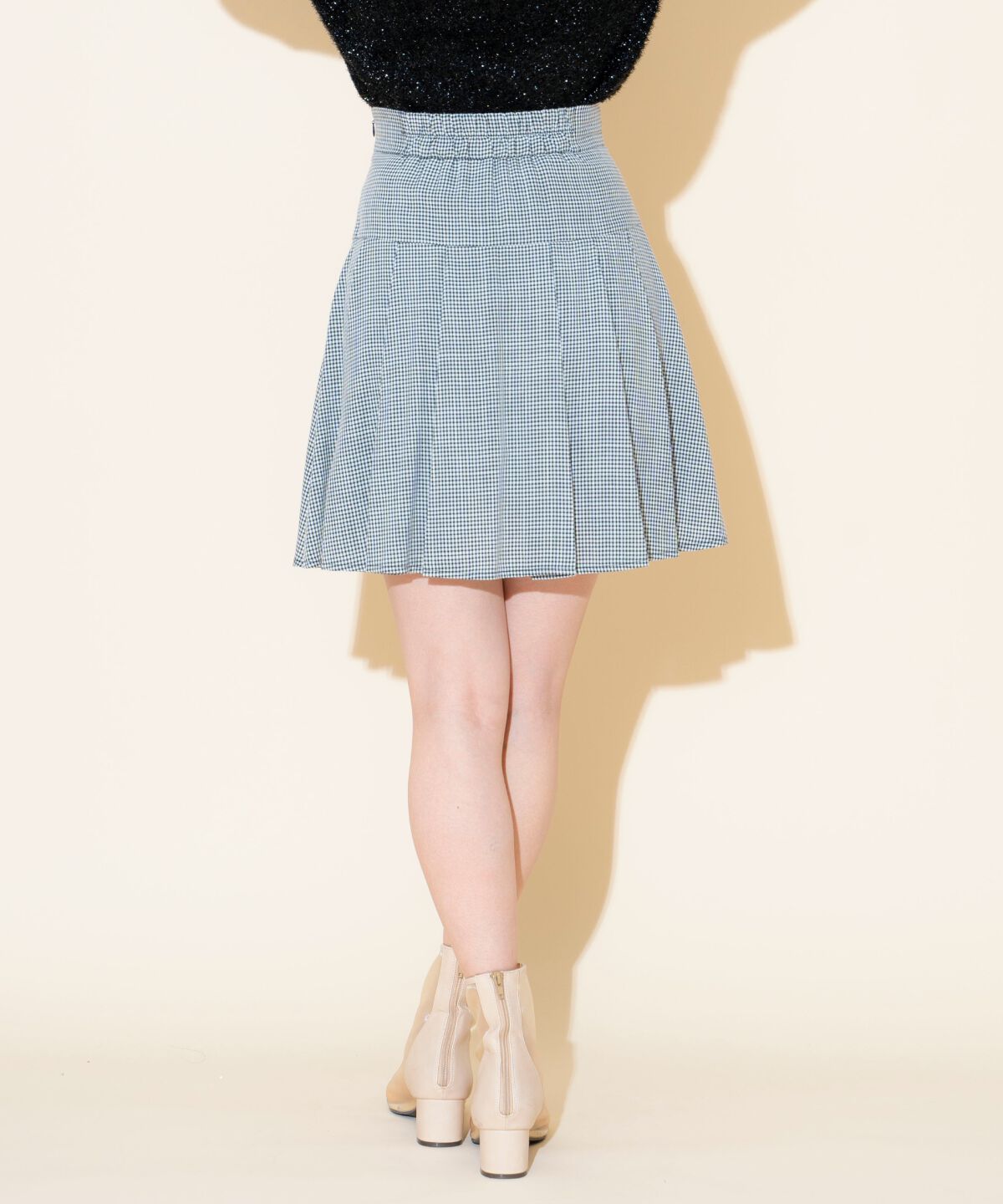 WILLSELECTION「タックプリーツミニスカート」|フレア|